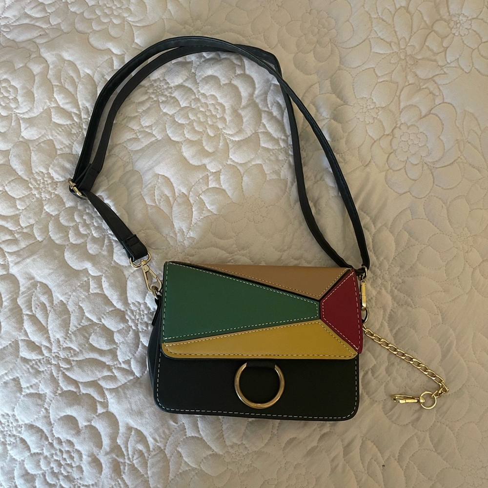 Multi colored purse